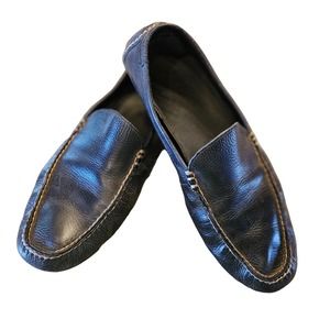 Polo Terence size 11 D driving shoe leather comfort shoe brown #